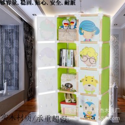 簡易書架宜家創意自由組合置物架儲物收納特價 包郵   夠容量