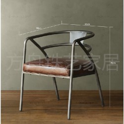 美式復古做舊鐵藝咖啡吧椅 餐椅酒吧椅 辦公椅 loft家具 廠家直銷