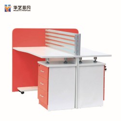 華藝非凡經濟磨砂玻璃員工辦公屏風 板式卡座組合辦公桌免費安裝