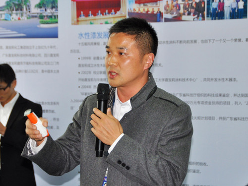 嘉寶莉水性漆事業(yè)部總經(jīng)理朱延安