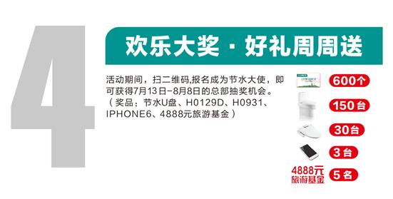 2015恒潔衛浴節水中國行來襲：特供！特價！特開心！