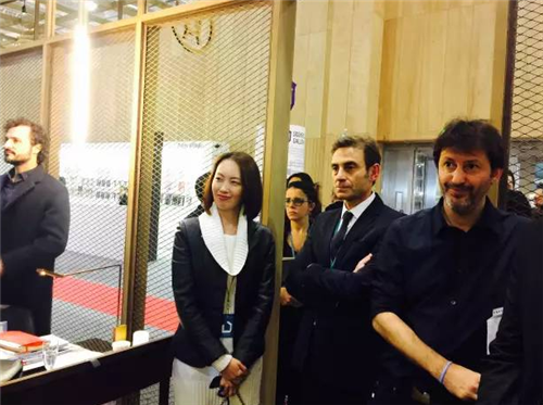 （中間左起：M&O巴黎展亞太區總監陳淑敏Regina Chan女士、巴黎展總裁Philippe Brocart先生）