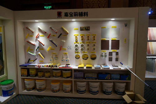 防水輔料現場展示區