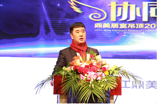 鼎美居室吊頂總經(jīng)理張總做項(xiàng)目簡(jiǎn)報(bào)