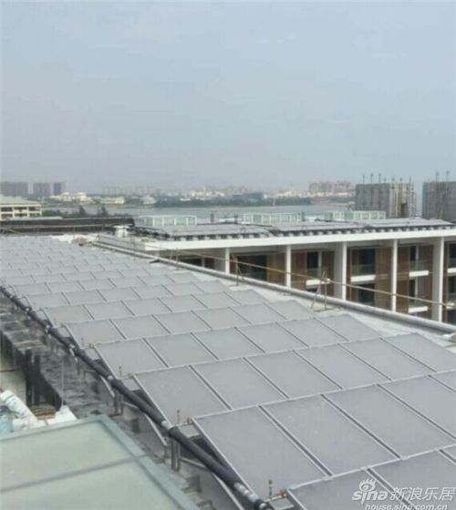 博鰲亞洲論壇萬和平板太陽能熱水系統實景拍攝