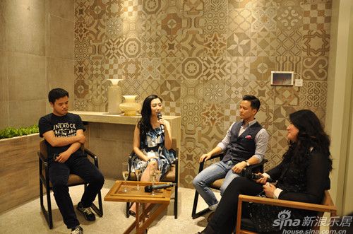 三位設計師接受采訪