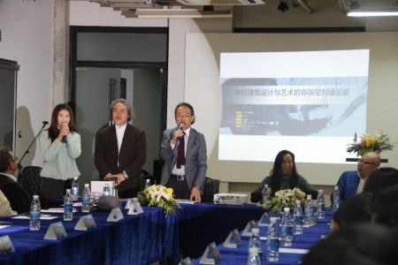 日本著名設計師瀨戶本淳先生(左)和淺野靜先生(右)