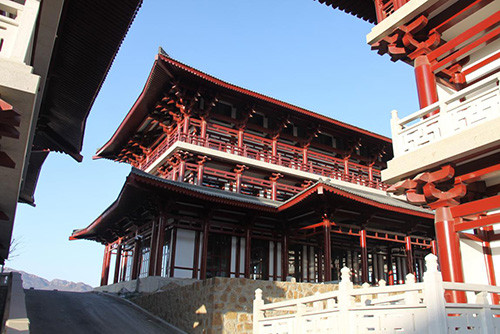 恢弘的唐代建筑風格 恢弘的唐代建筑風格