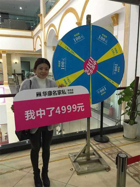 中獎的消費者