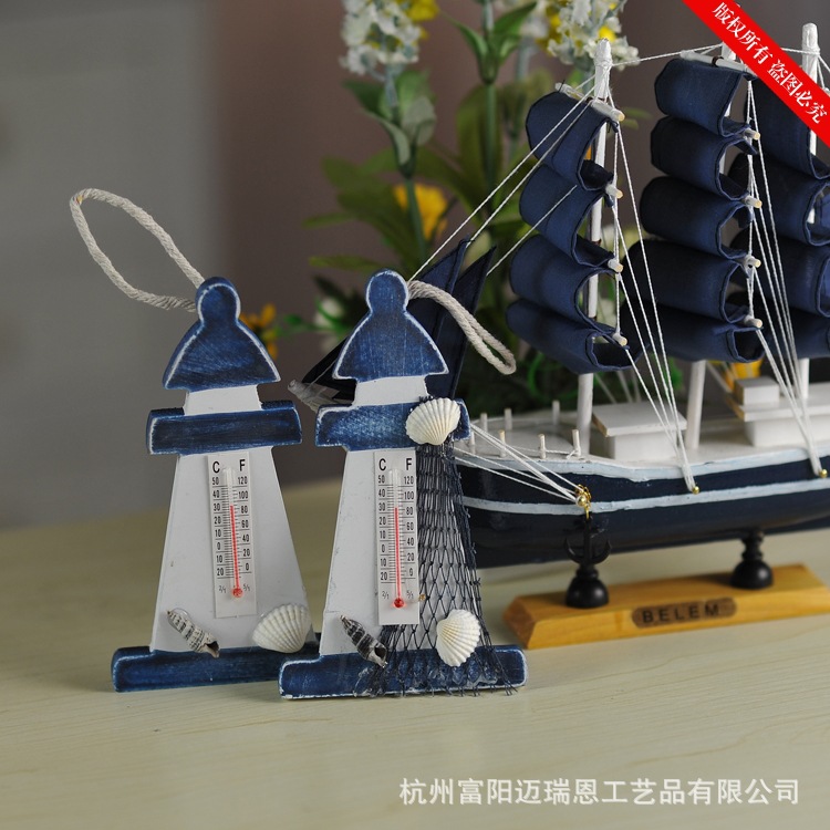 特價(jià)促銷(xiāo) 24CM帆船模型  地中海飾品 家居 實(shí)木手工雕刻 歐式多帆