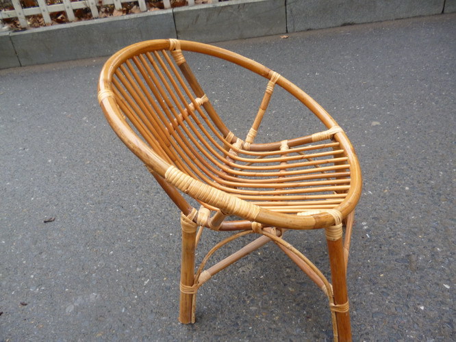 廠家直銷 靠背真藤小藤椅 茶幾邊小登子  大量供應，品質可靠