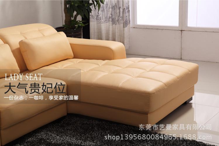 sofa 廠家直銷頭層牛皮大小戶型個性功能組合真皮家具YM-GL-008