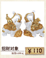 廠家直銷 創意動物擺件樹脂招財大象裝飾品 歐式家居飾品喬遷禮品
