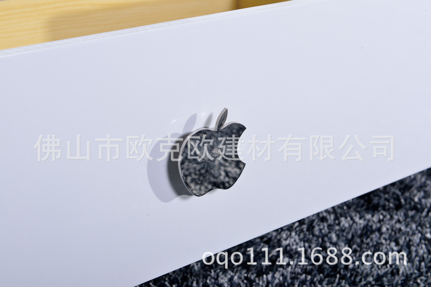 026鋼化玻璃黑白茶幾客廳家具儲物電視柜時尚簡約個性佛山家具