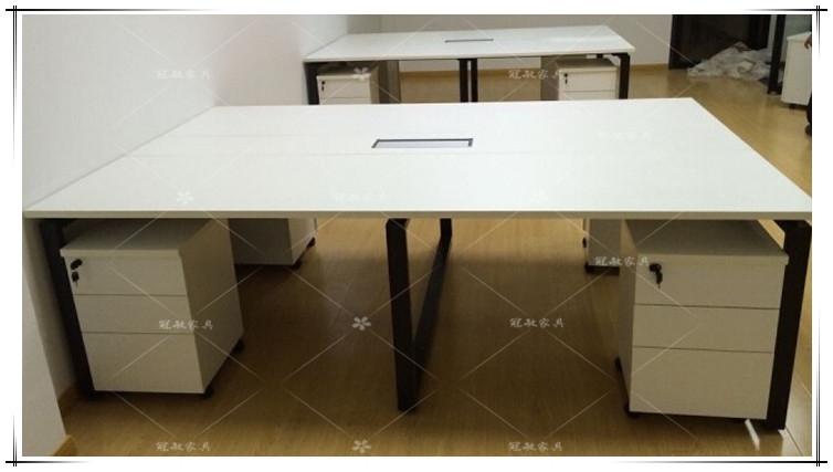 冠敏辦公家具/四人位辦公桌/桌子定做/簡潔電腦桌/職員桌/簡約