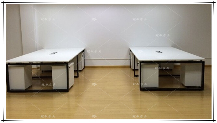 冠敏辦公家具/四人位辦公桌/桌子定做/簡潔電腦桌/職員桌/簡約