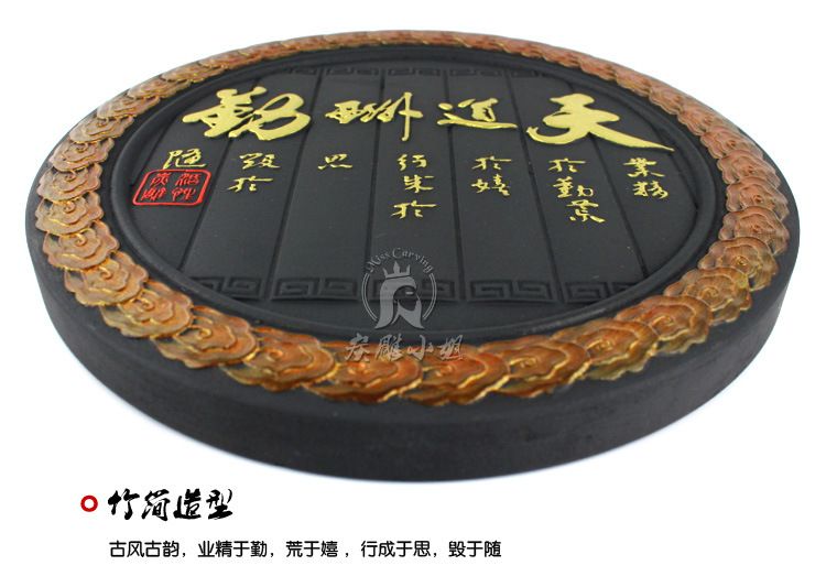 商務炭雕活性炭工藝品擺件歐式家居批發定制加工飾品218天道酬勤