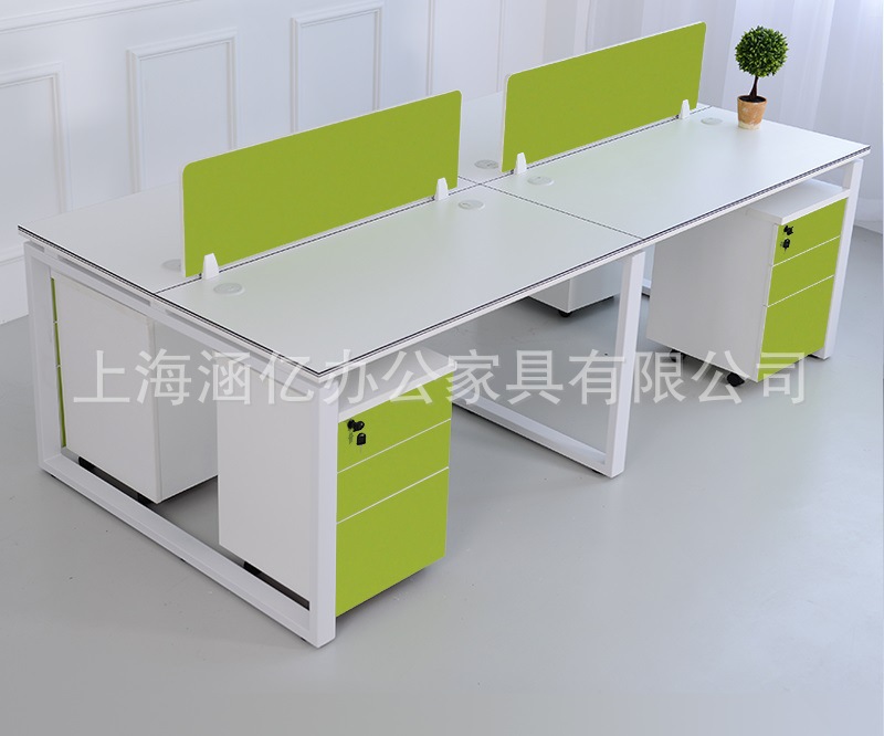 上海辦公家具 新款蝴蝶辦公桌 職員電腦桌 好發貨辦公桌 工作位