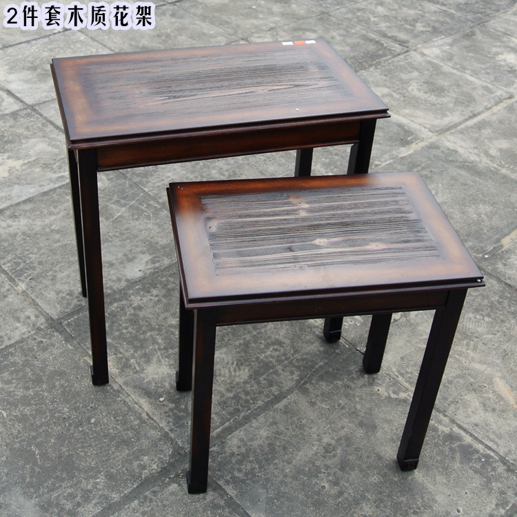 loft美式鄉(xiāng)村鐵藝創(chuàng)意個性復古外貿工業(yè)風實木家具帶輪子儲物桌子