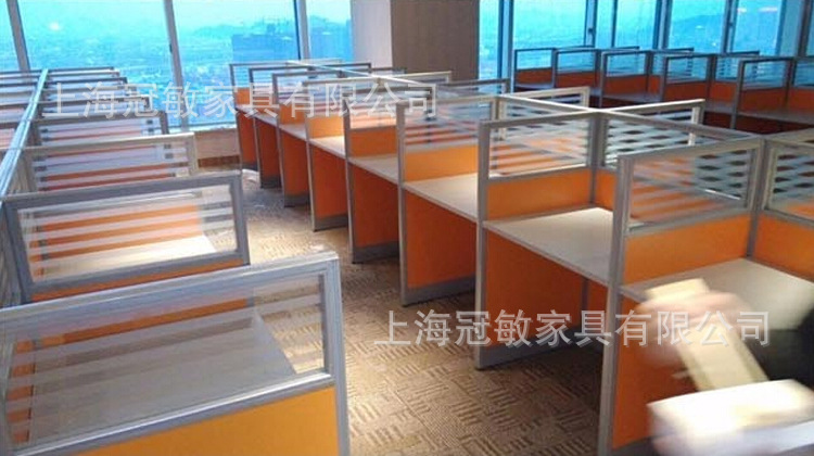 上海辦公家具廠 直銷屏風工作位 員工電腦桌卡座 職員辦公桌現貨