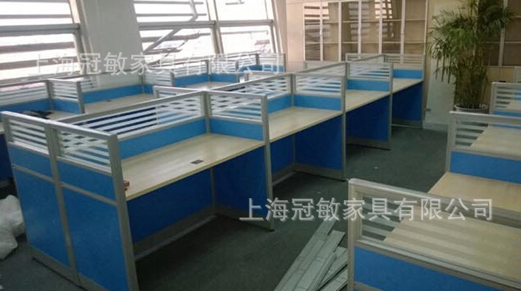 上海辦公家具廠 直銷屏風工作位 員工電腦桌卡座 職員辦公桌現貨