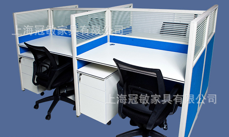 上海辦公家具廠 直銷屏風工作位 員工電腦桌卡座 職員辦公桌現貨