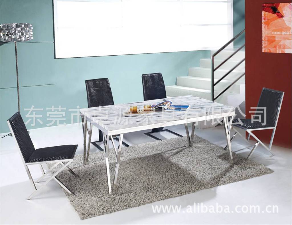 定做不銹鋼架家具，桌類大理石餐桌，不銹鋼餐桌，鋼化玻璃會議桌