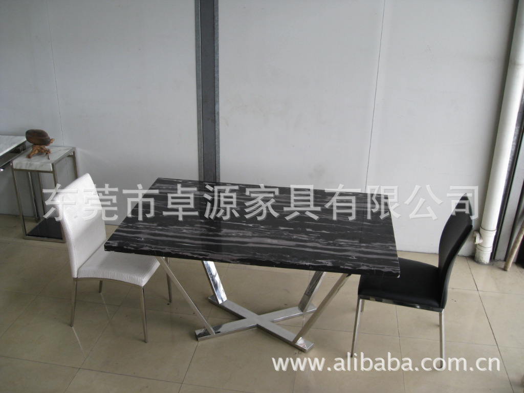 定做不銹鋼架家具，桌類大理石餐桌，不銹鋼餐桌，鋼化玻璃會議桌