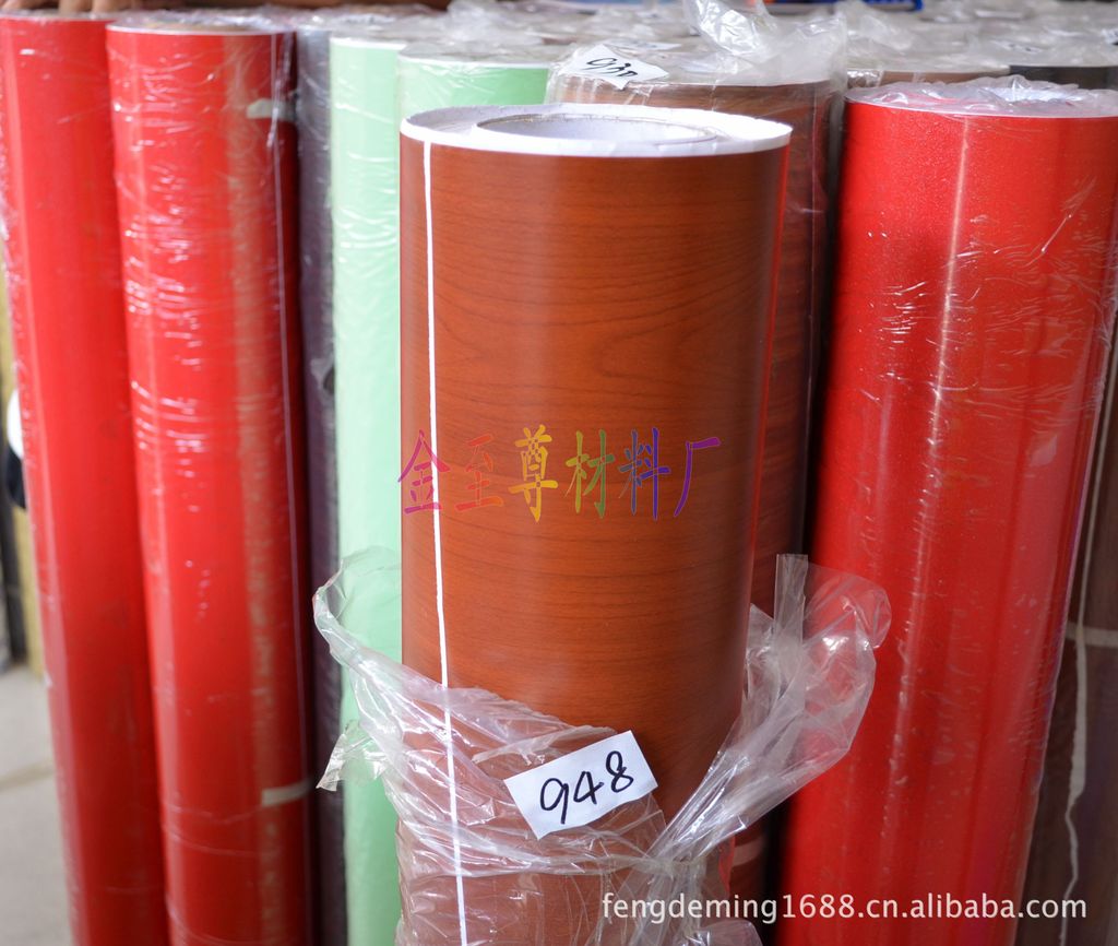 【廠家直銷】木紋加工 木紋塑料 木紋貼紙 家具木紋紙 木紋紙PVC
