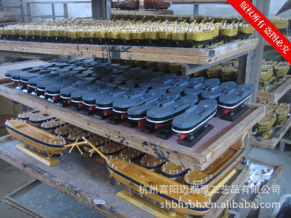 特價(jià)促銷(xiāo) 24CM帆船模型  地中海飾品 家居 實(shí)木手工雕刻 歐式多帆