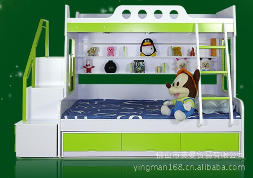 C11廠家直銷 環(huán)保型青少年兒童板式家具 雙層床子母床 套房家具