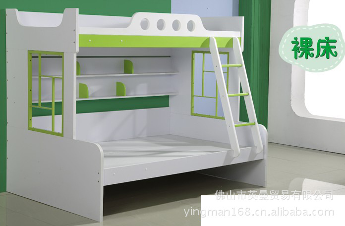 C11廠家直銷 環(huán)保型青少年兒童板式家具 雙層床子母床 套房家具