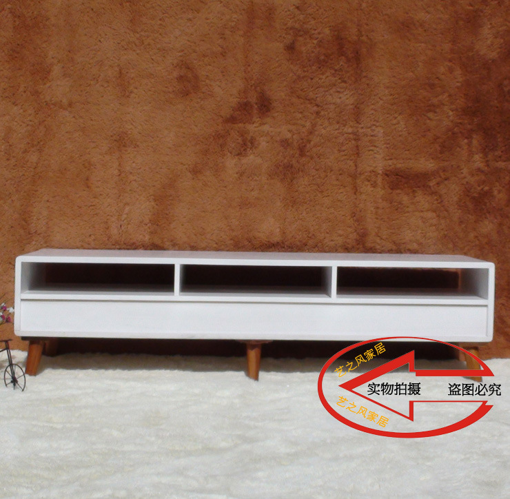 韓式實(shí)木電視柜 簡(jiǎn)約客廳柜 環(huán)保時(shí)尚電視機(jī)柜 加工訂做實(shí)木家具